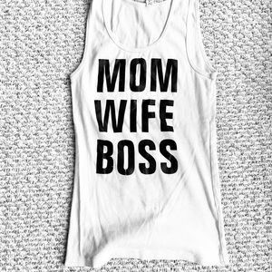 White t shirt, long body and tight fit. Size S-M